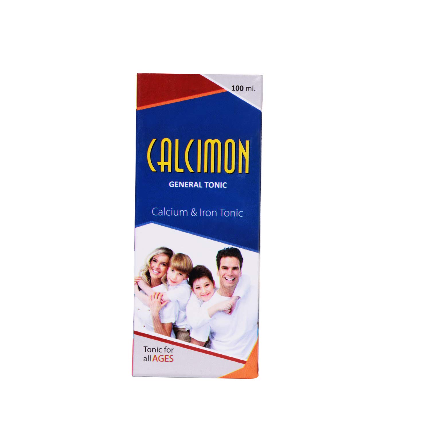 Calcimon Syrup | Calcium & Iron Tonic | 100ml (Pack Of 2)