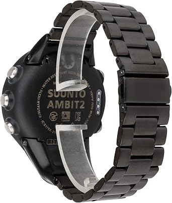 Replacement Band Strap for Ambit 3/3 Run/3 Sport/3 Peak 22mm Wide Metal Watch Band for Suunto Ambit 2/2S/2R Black, stainless steel |  22mm Ambit2/Sport/Run