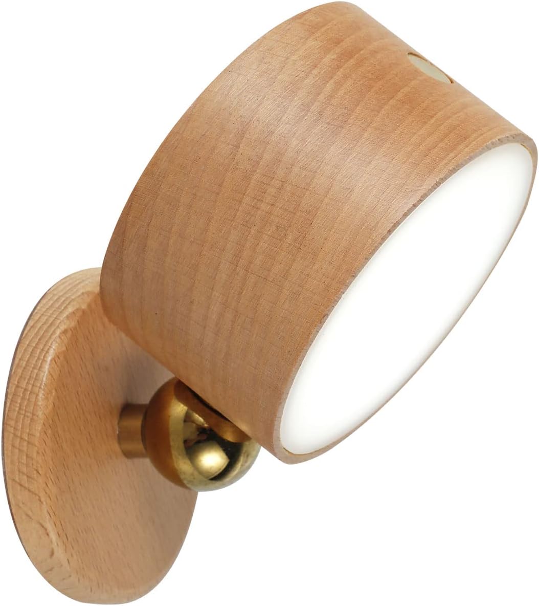 AKSDA Led Wall Sconces, Wall Lamps with Battery Operated , Wall Mounted