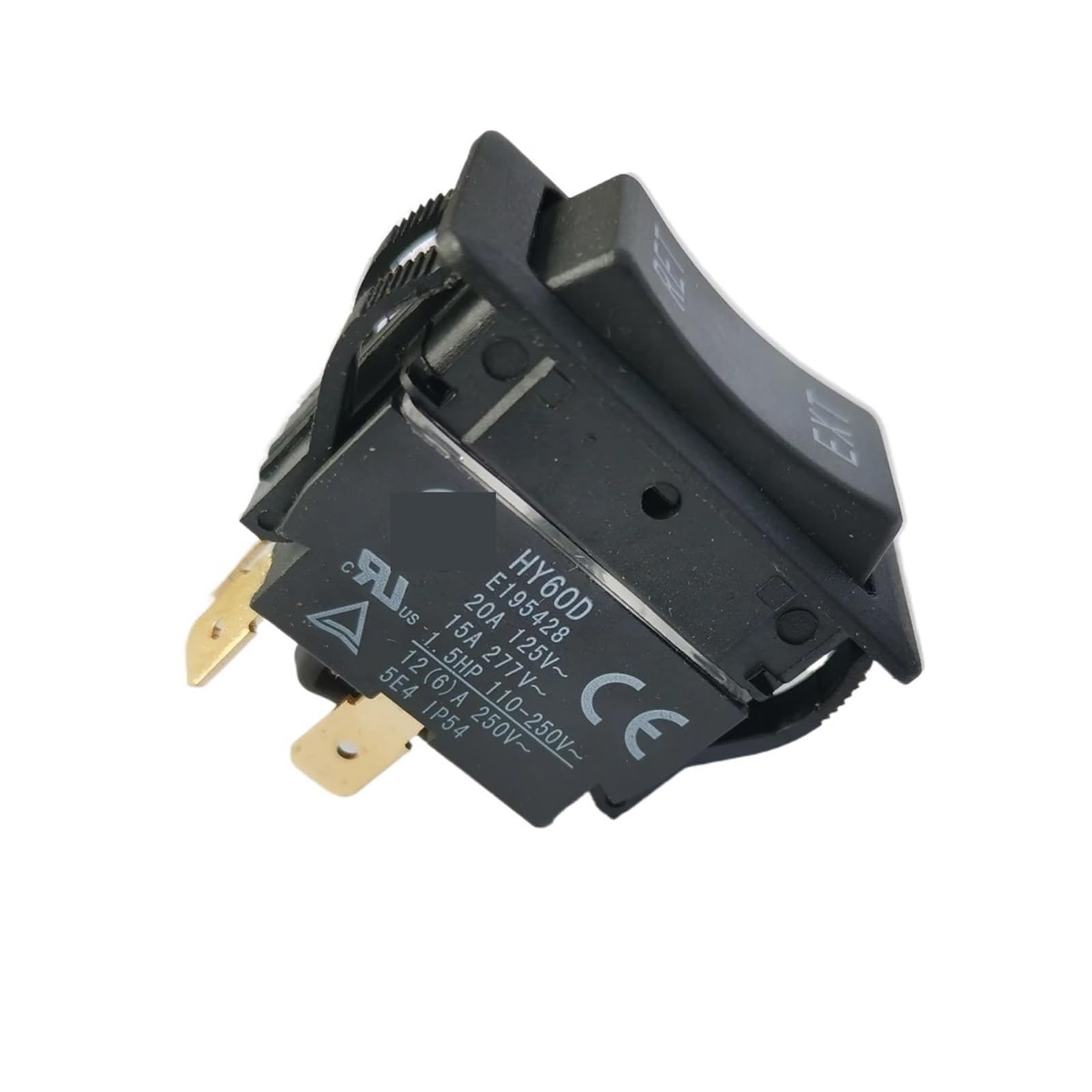 PFVITRJSDSQ 4Pin 1.5HP 20A Double-Pole Double-Throw Momentary Pushbutton Switch RET-EXT KEDU HY60D Push Button For Electrical Equipment