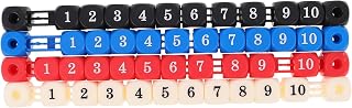 GALPADA Xmas Table Football Score Counter 4pcs Plastic Manual Slide