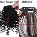DIFEI Creative 2020 Afro Kinky Curly Hair Bangs - Hair Closure in Extension for Black Women