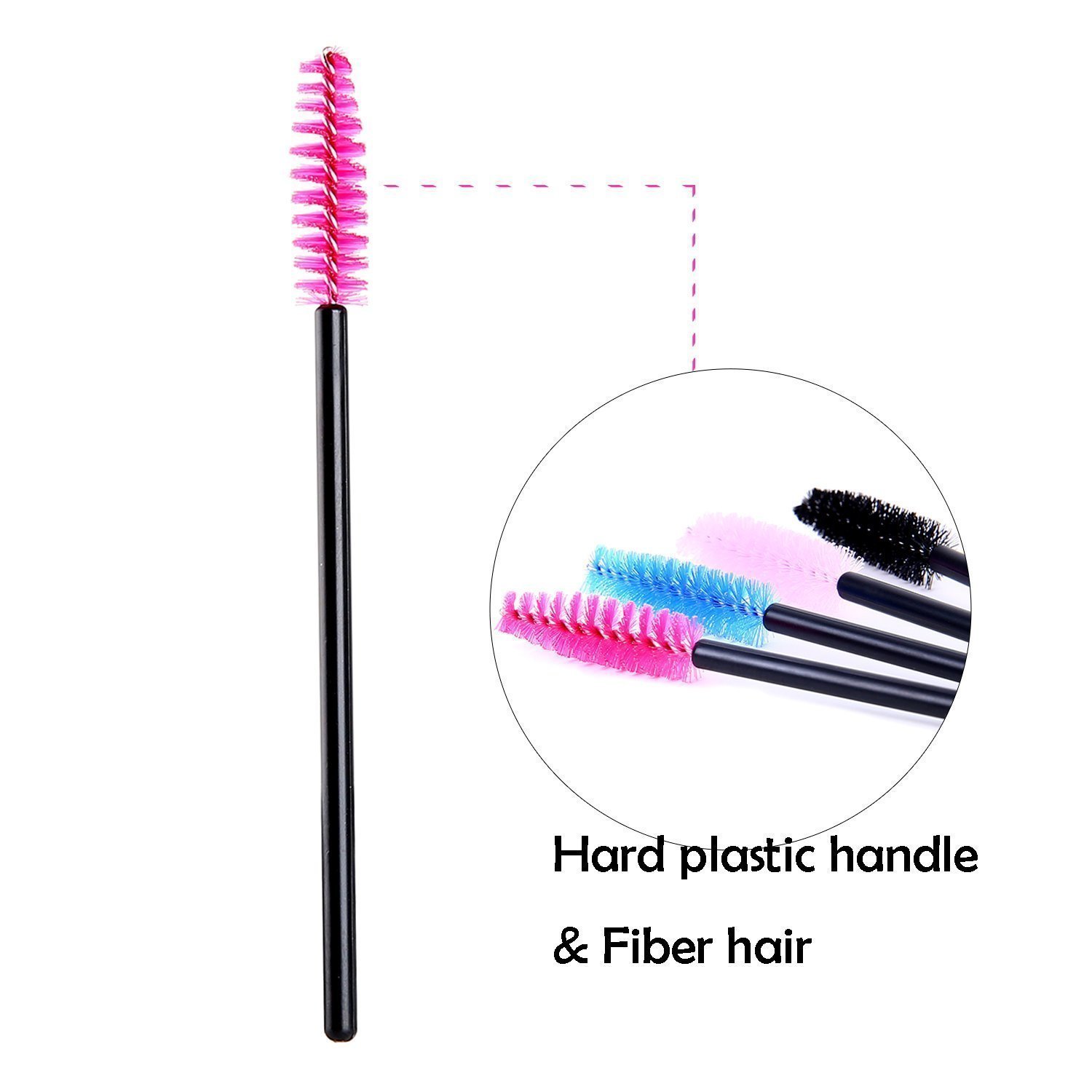 300 Multi-Color monouso ciglia per applicare il mascara, spazzola del sopracciglio, occhi, strumento volto trucco, monouso ciglia Make Up Mascara Spazzole applicatore bacchetta pennello