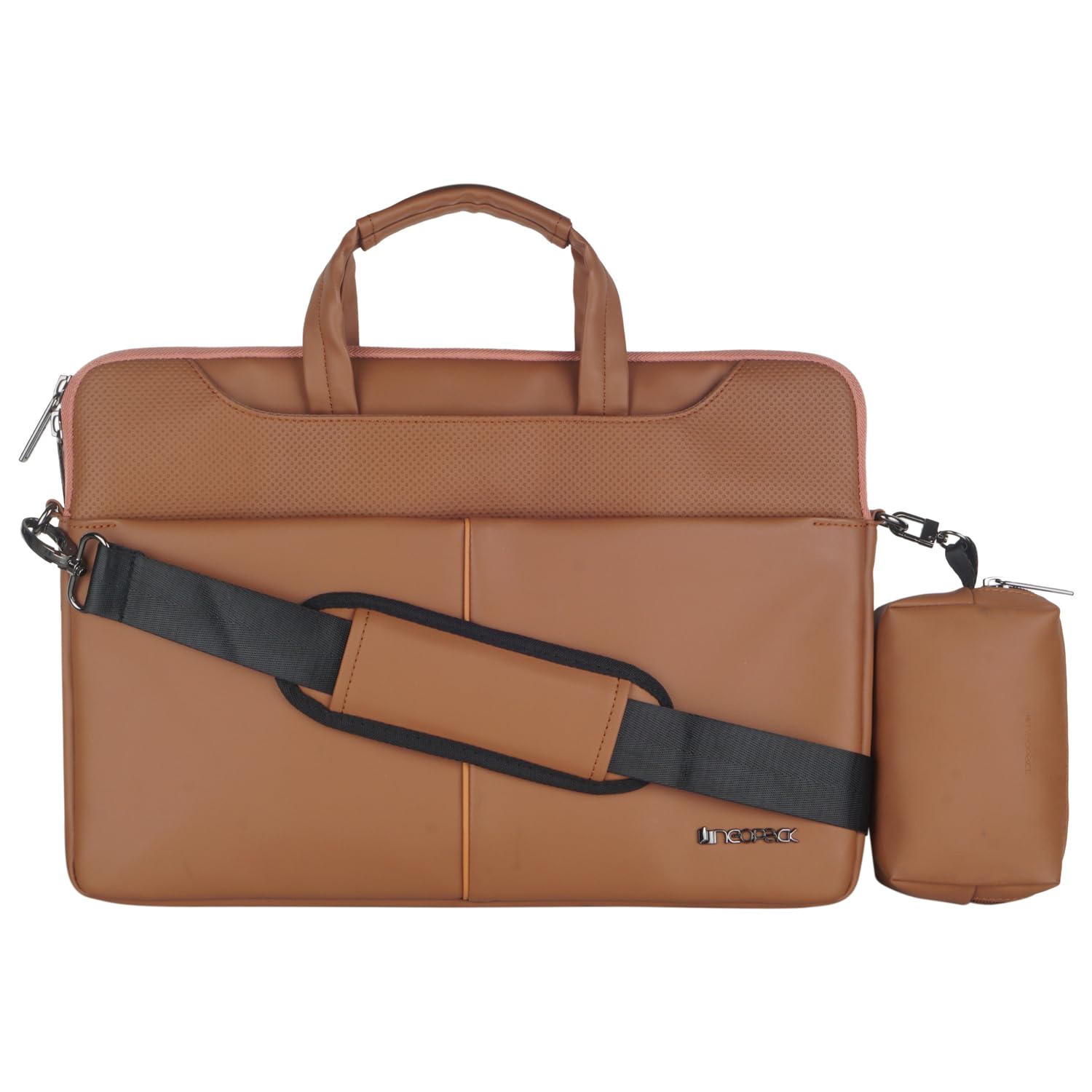 Neopack Faux Leather Sleeve with Pouch for Upto 16.2" Macbooks & 15" Laptops (Tan) (B0CQTKRZVT) Amazon Price History, Amazon Price Tracker
