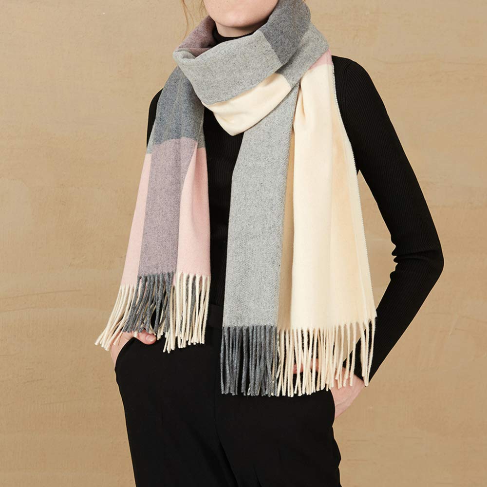 Bufanda Suave Larga Bufanda Mujer De Invierno Tipo Pashmina – Tartán, Larga, Gruesa Y Supercálida Chal Bufanda Mujer Cuadros Clásicos