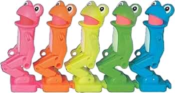 Amazon | 翔洋ジャパン パカっと ひざカックン カエル編 ネオン × 全5