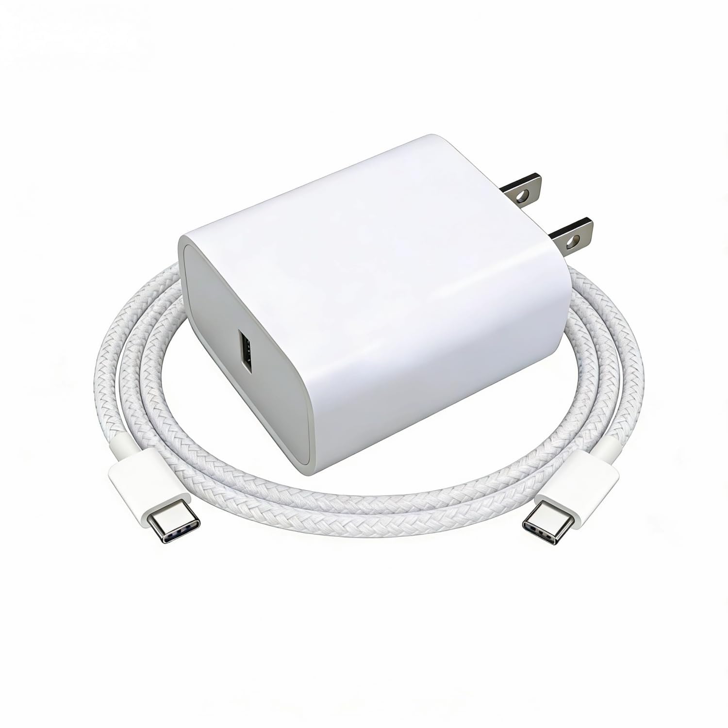 Photo 1 of 20W Mobile Fast Charging Phone Charger Fast Charging Cable 6FT Compatible with Apple iPhone 17 air/ 16/15 pro max/Plus, Long USB C to USB-C Charger 6 feet for iPhone air/17/16/15.