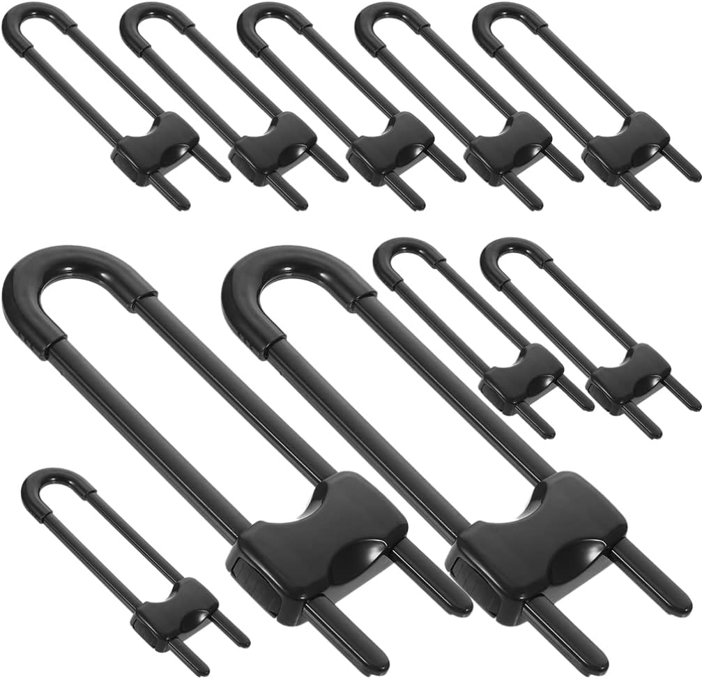 Kisangel 12pcs for Cabinets Drawers and Fridges Easy Installation No Tools Required Childproofing for Homes Toddlers