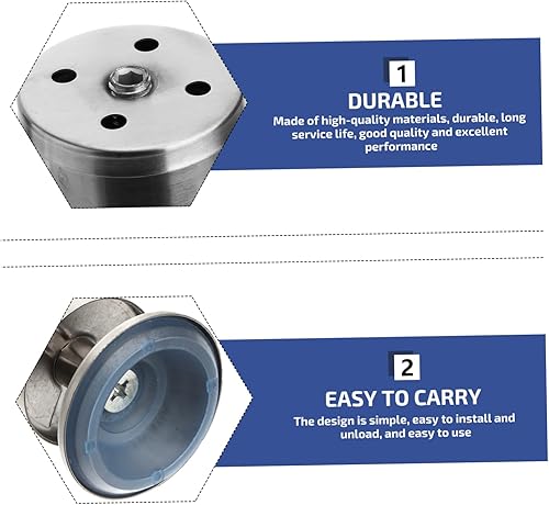 Miniatura 2 de BESTonZON 4pcs Furniture Levelers Adjustable Furniture Legs Furniture Feet Replacement Cupboard Legs Replacement Tv Cabinet Feet Couch Sofa