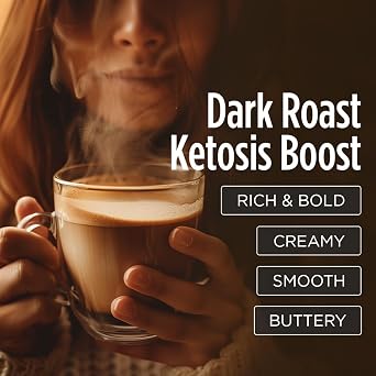 VitaCup Keto Max Dark Roast Coffee Pods, Ketosis & Energy, Butter, MCT Oil, Turmeric, B Vitamins, D3, All-In-One Keto Single Serve Pod Compatible w/Keurig K-Cup Brewers,72 Ct