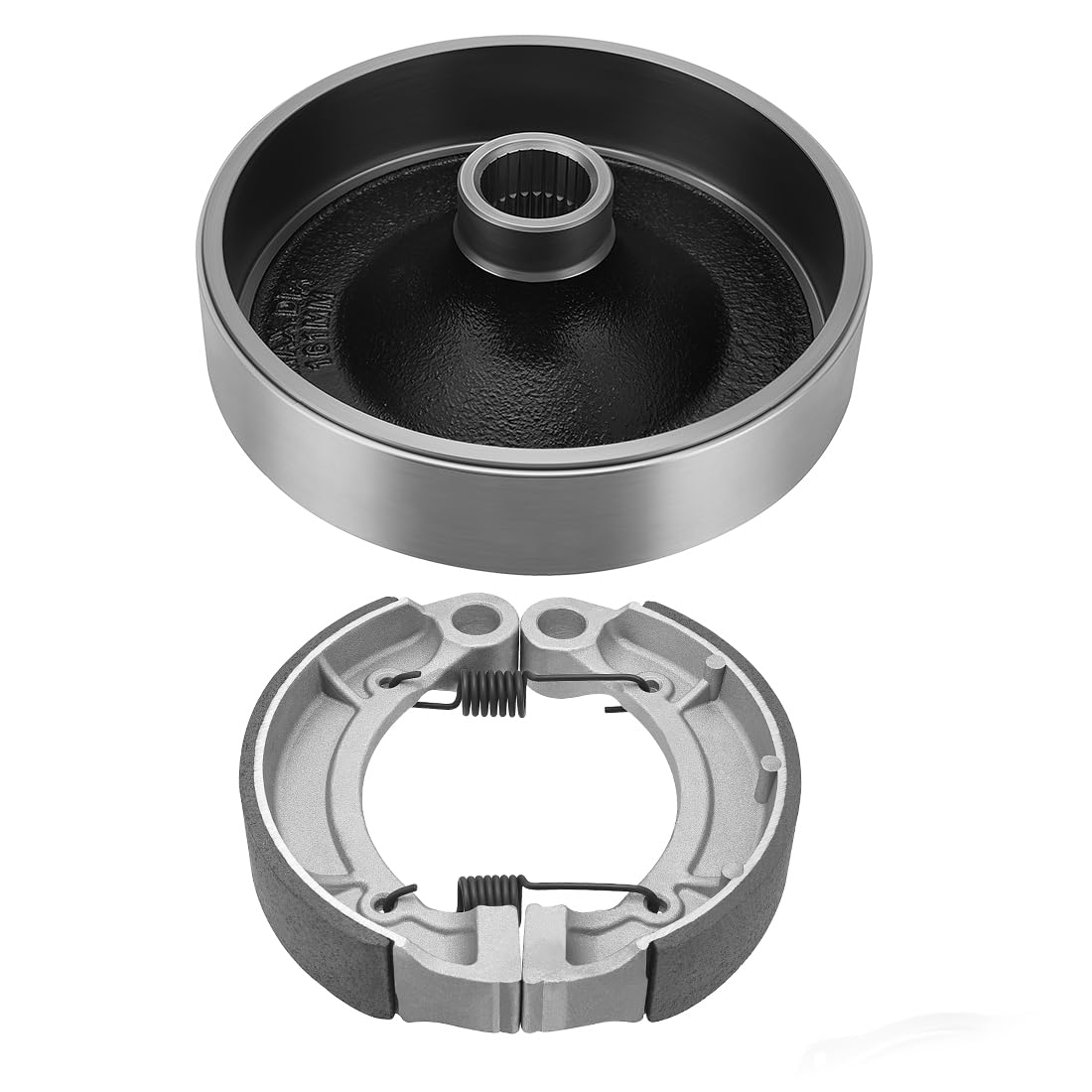 Cubo de tambor de freno trasero para Yama-ha Grizzly 350 Bruin 250 350 Big Bear 250 2004-2014 Kodiak 400 2x4 2003-2004 Kodiak 400 4x4 2004 Big Bear 400 2005-2006 Wolverine 350 2006-2009