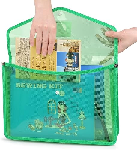 7 Pack Document Folder A4 Waterproof Transparent Document Bag Expanding File Wallet Document Folder Organizers Bags #TOP2
