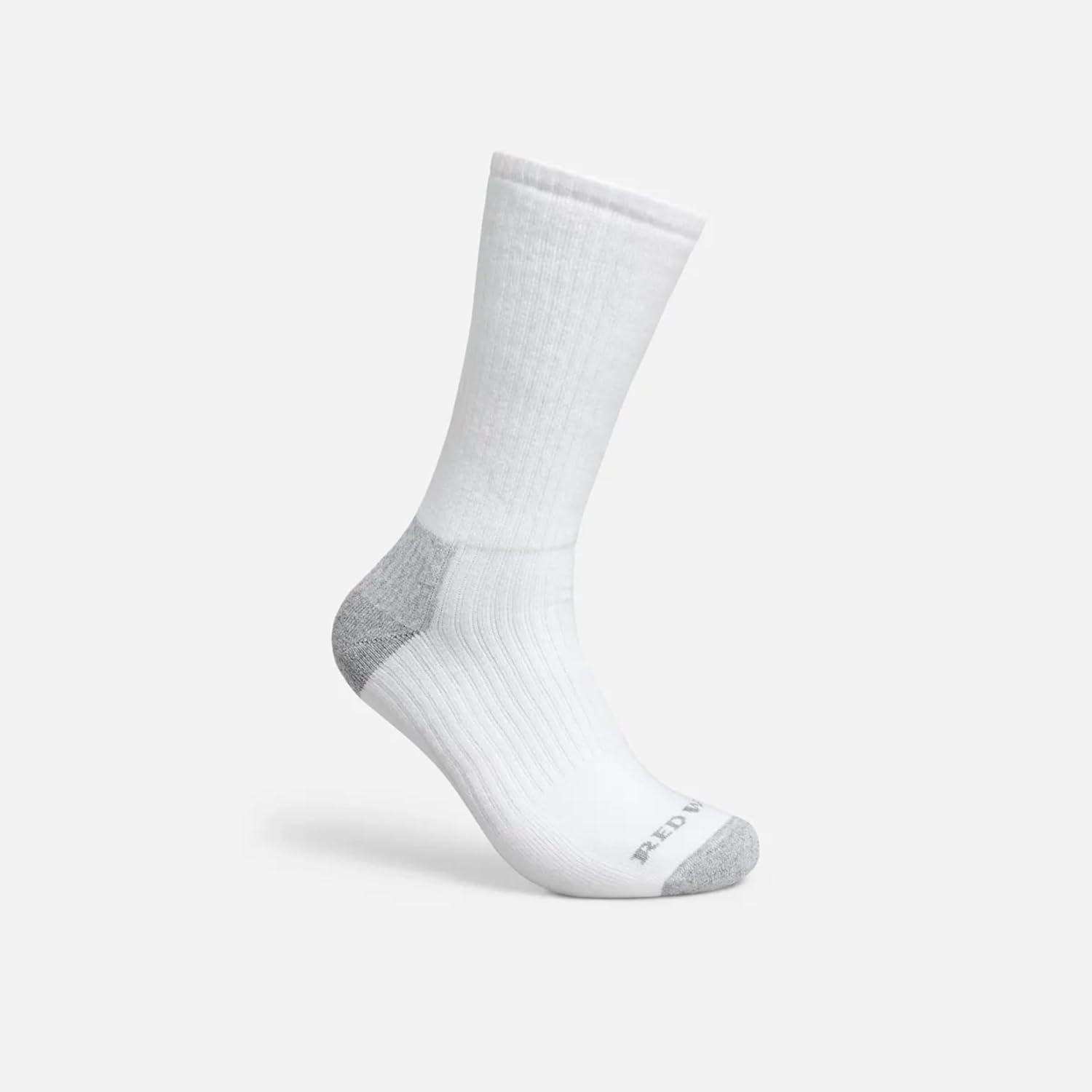 Red Wing Shoes Everyday Work Medium Weight Crew Socks, Stretchable Cotton/Nylon/Polyester Blend