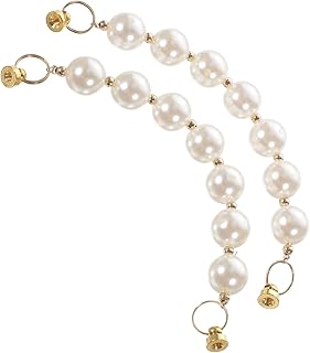 ULDIGI 2 Pçs De Acessórios De Cordão Faça Você Mesmo Corrente De Telefone Imitação De Pérolas Suporte De Aperto De Telefone Imitação De Pérolas Pingente De Telefone Celular