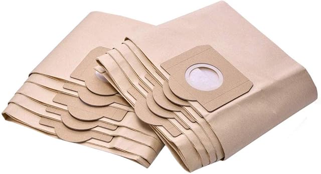 Rediboom 10 Pack Filter Bags for Karcher 6.959-130.0, Paper Filter Dustbags Fit Karcher A 2201/2204/2504