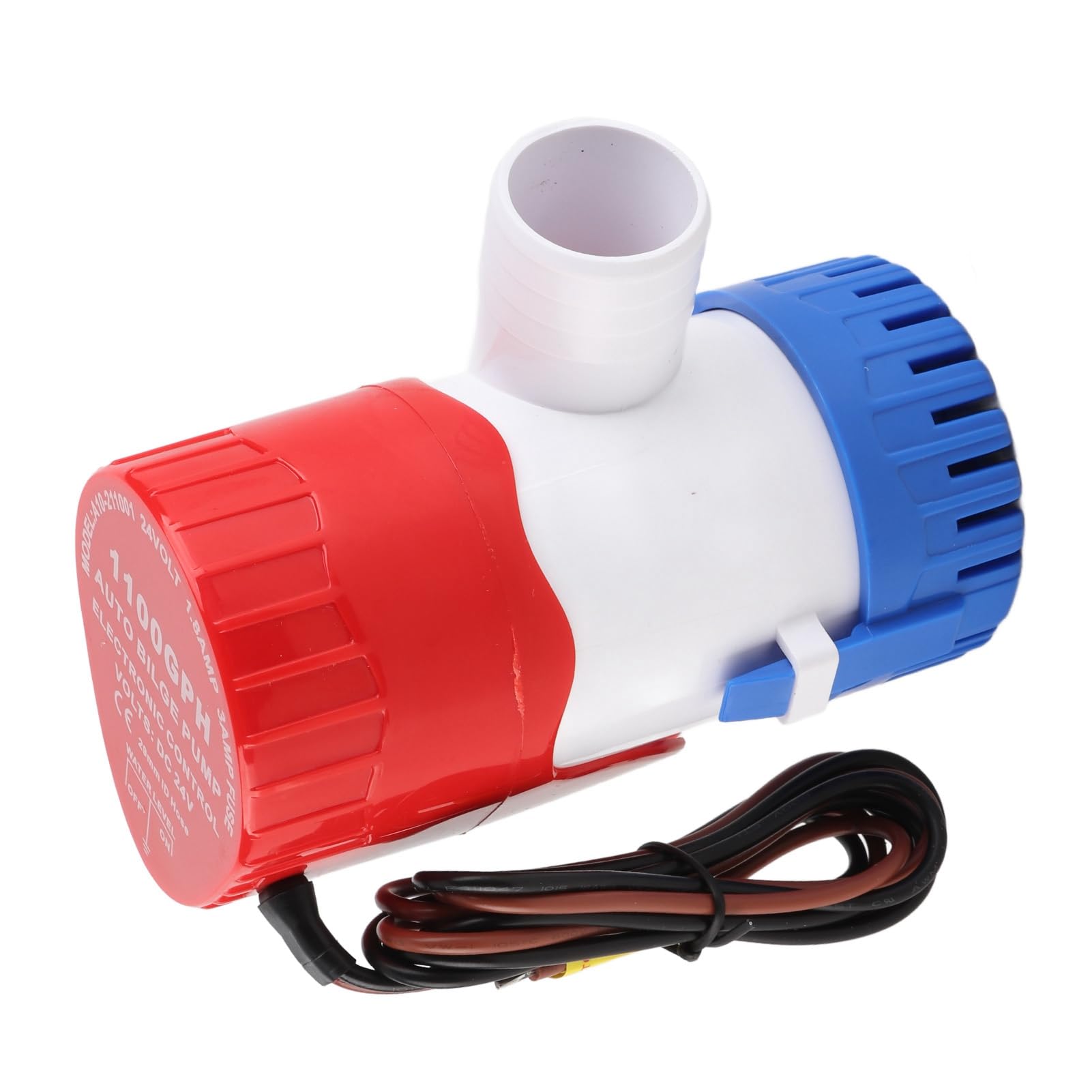Pompa di Sentina Automatica per Barche 1100GPH, Sollevamento 4m | Pompa di sentina elettrica con interruttore ad elettrodo, materiale ABS, per yacht, camper, laghetto, serbatoio dell\'acqua