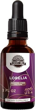 Earths Love - Lobelia Alcohol-Free Herbal Extract Tincture, Super-Concentrated Responsibly farmed Ban Bian Lian, Lobelia spp. Dried Herb 2 Fl Oz