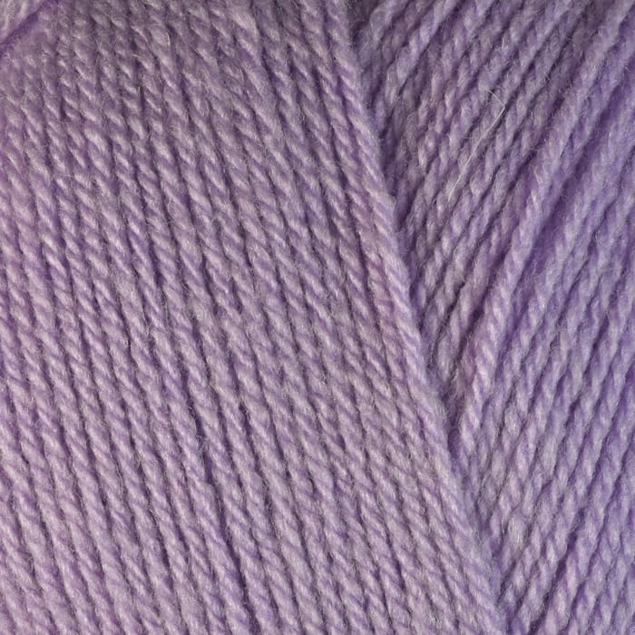WoolCraft Aran with Wool 400g Knitting & Crochet Yarn, Great Value Acrylic with 25% Wool Yarn, Choose from 43 Shades, 800 Metres, 400g Balls, Pack of 10, Lilac