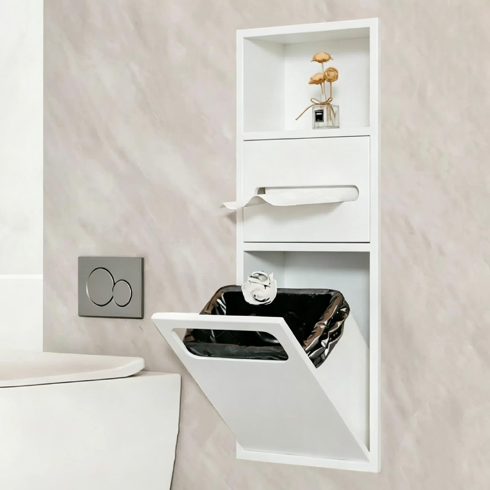 Portarrollos de baño empotrados de Acero Inoxidable
