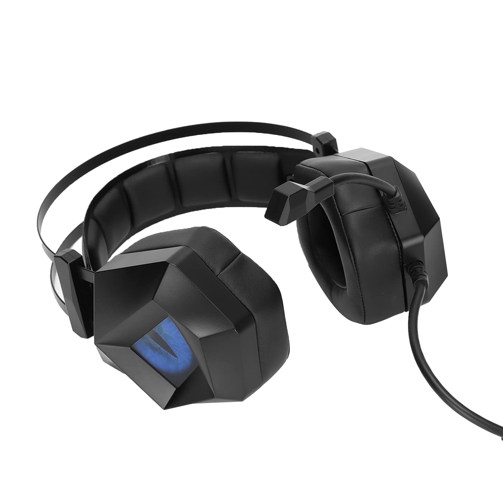 KUIDAMOS TAIDU Competitive Gaming-Headset, Kabelgebunden, Over-Ear-Stereoanlage mit Rauschunterdrückungsmikrofon für PC- und Konsolenspieler – Frostblau, Komfortables Design
