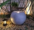 GIDITA Elegant 17'x17'x14' cm Outdoor Solar Fountain with LED Lights – Tranquil Water Feature for Garden, Patio, and Balcony – Durable & Easy to Install