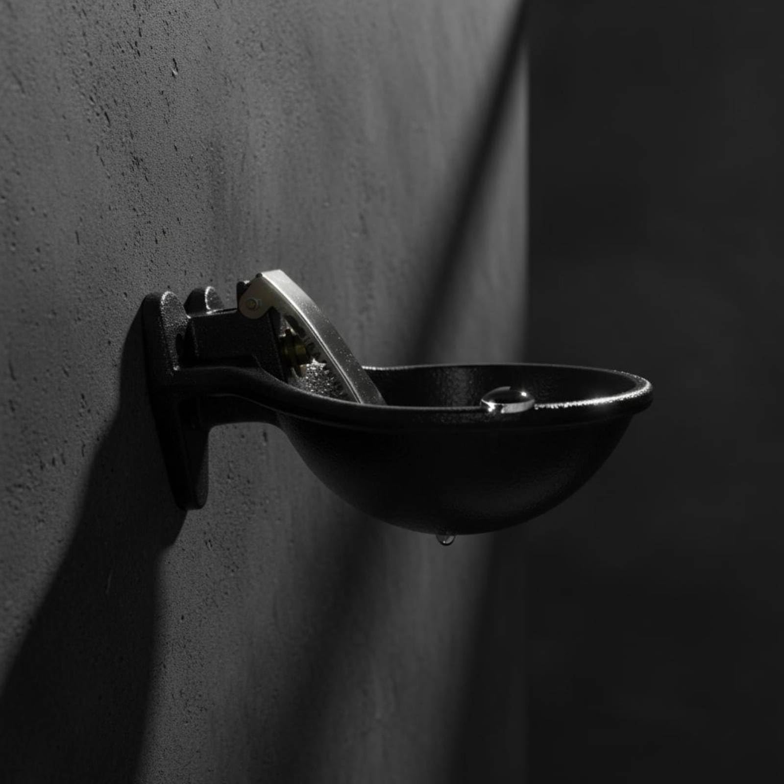 Abrevadero Automático Montaje en Pared Cuenco de Agua Estructura Desmontable para Instalación Ganadera, Granja