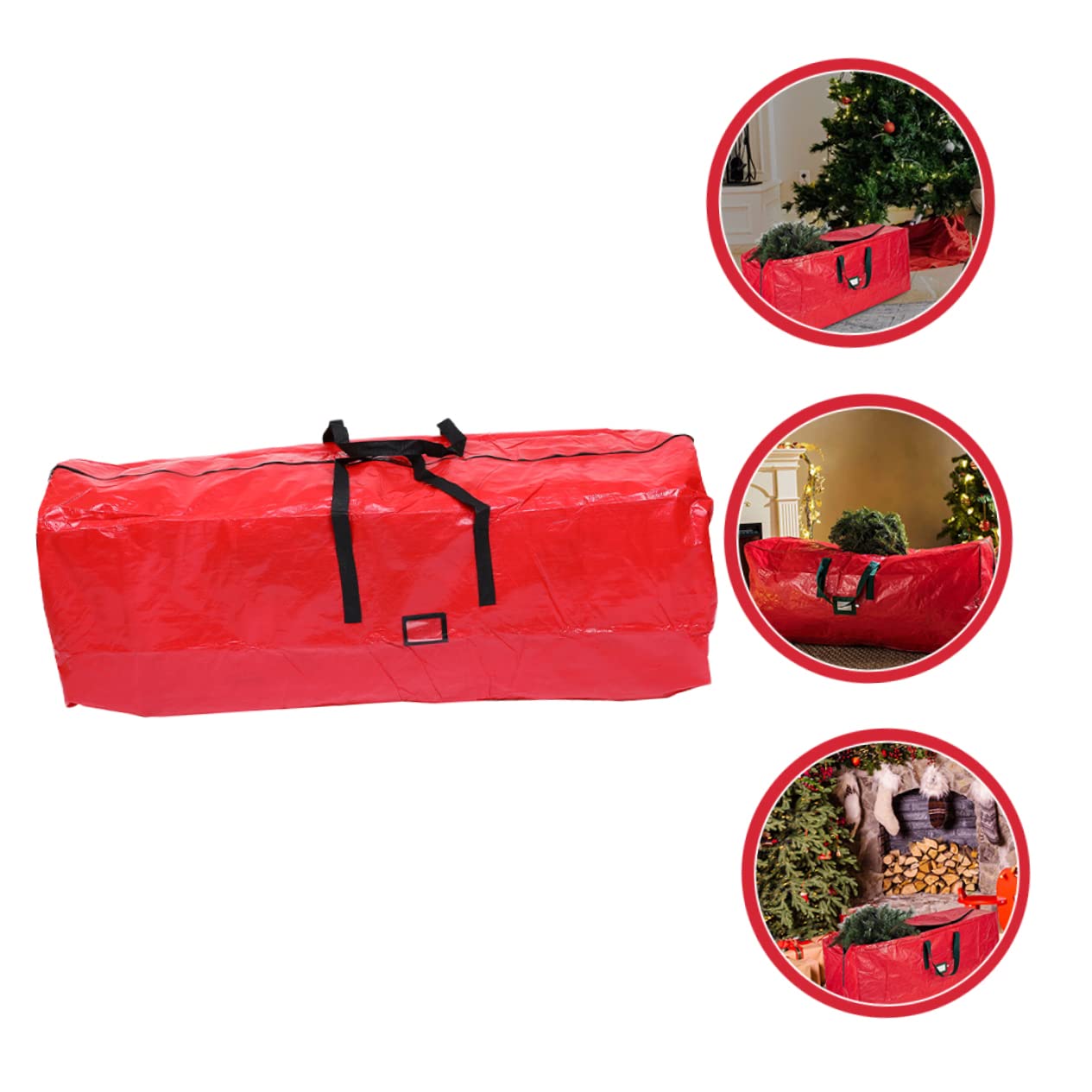 TOPBATHY Sacca Porta Albero di Natale Contenitore Organizer per Albero con Zip e Manici per Riporre e Altri Oggetti