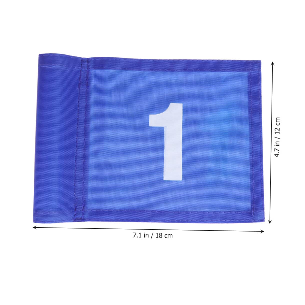 LIOOBO Blue Golf Flag Set 2pcs Felt Training Flags Poles for Yard and Putting Green Practice