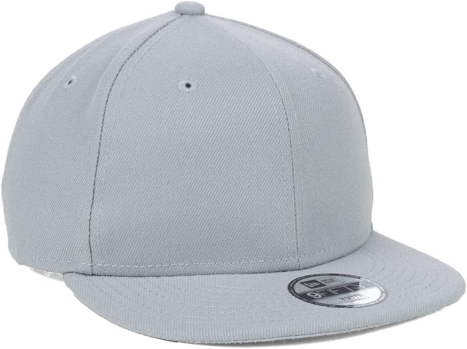 New Era Blank Custom Kids/Youth 9FIFTY Adjustable Snapback Cap (Gray) - Image 3
