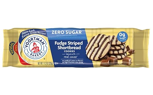 Miniatura 3 de Galletas sin azúcar horneadas con cacao real, chispas de chocolate con brownie de caramelo, pan corto a rayas de caramelo, chispas de chocolate,