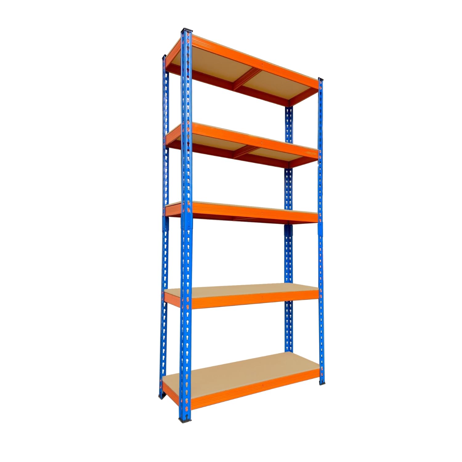 TRADE PRICE DEALS 5 Tier Extra Heavy Duty Racking Warehouse Storage Industrial Garage Metal Shelving Unit 300kg Per Shelf (180 x 90 x 30cm)