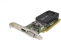 Placa gráfica de vídeo OEM NVIDIA 612951-002 placa gráfica de vídeo original Quadro 600 de alto perfil de desempenho de slot único 1 GB DDR3 1 x tela 1 x interface de portas DVI-Dual Link PCI-Express 671135-001