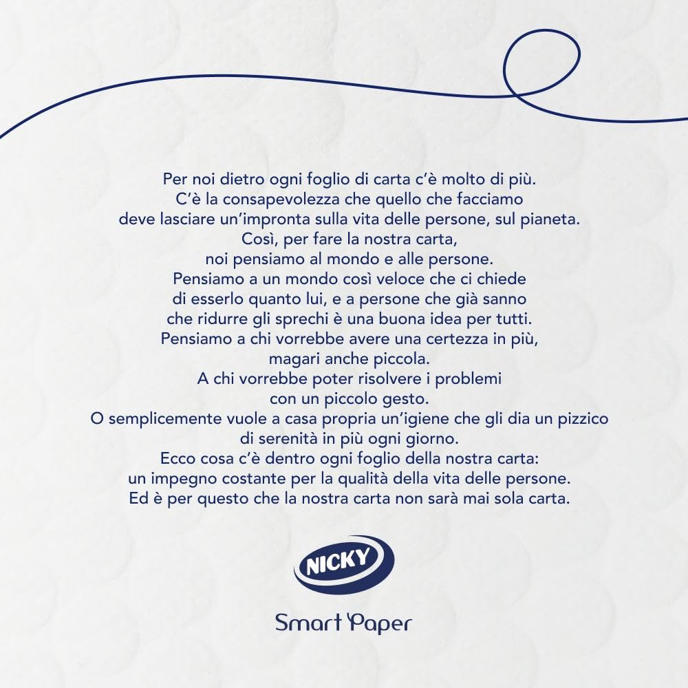 Nicky Supreme - 28 Rotoli di Carta Igienica, 200 Soffici Fogli a 3 Veli, Strappo dalla Dimensione più Ampia, Effetto Soffice al Tatto, Carta 100% Certificata FSC
