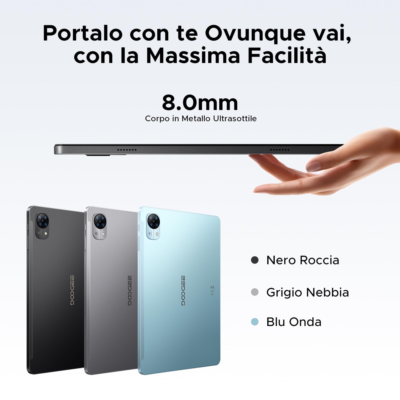 Tab G5 Tablet 10 Pollicii 120Hz IPS HD,Tablet Com SIM, 20GB + 128GB (2TB TF) Unisoc T7200 Tablet Android 16/Gemini AI,7500mAh, 8MP/Widevine L1/8mm Ultrasottile/2 Altoparlanti/Face ID/GPS/BT5.0