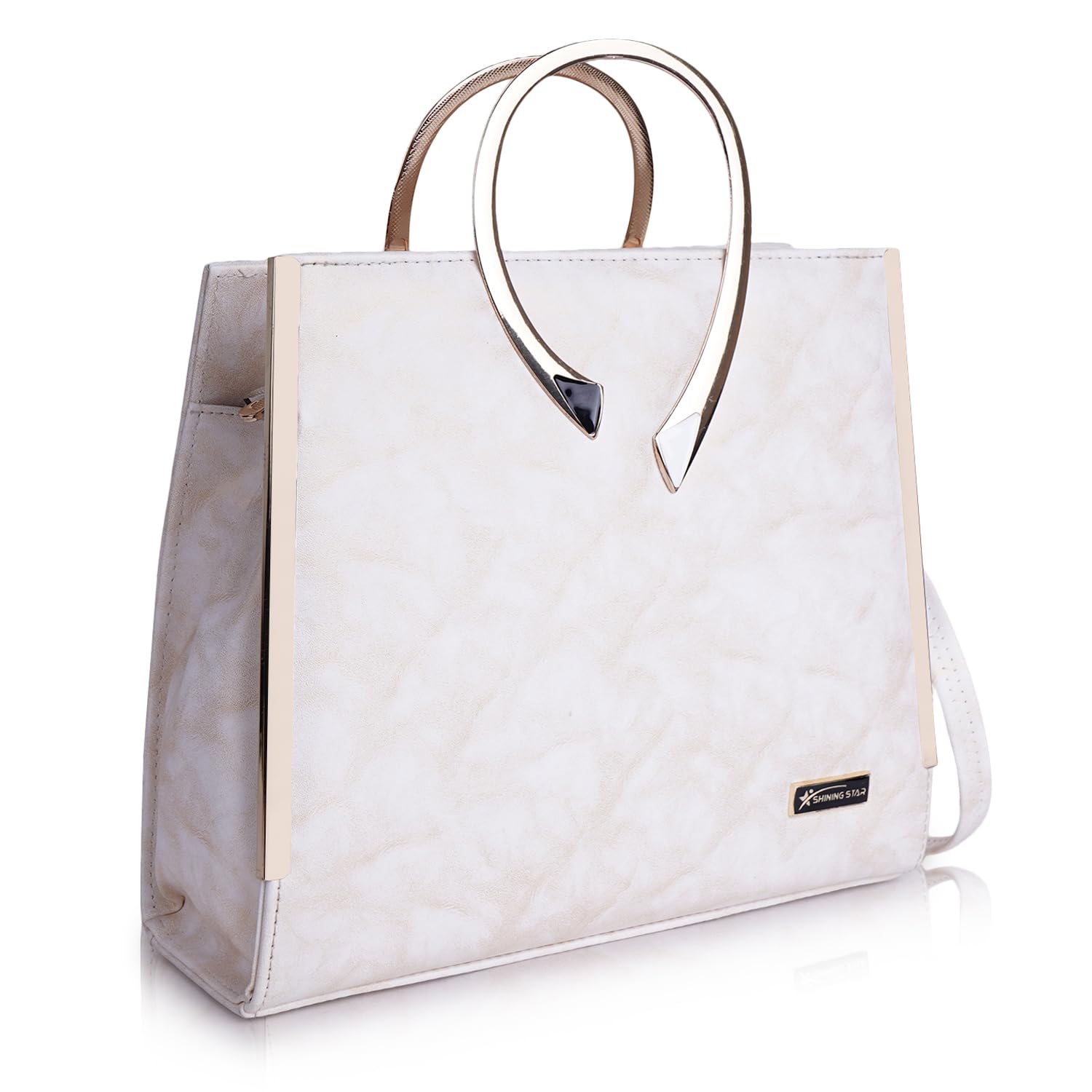 JFC Womens Satchel Bag Handbag | Women bags WHITE (B0D1K7SYXC) Amazon Price History, Amazon Price Tracker