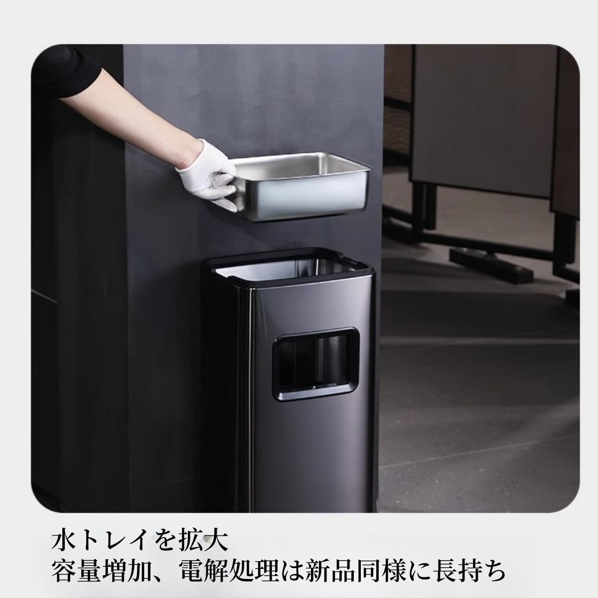 Bxzzuis 灰皿 スタンド ステンレス製 吸殻入れ アッシュトレイ Bxzzuis 灰皿 スタンド ステンレス製 吸殻入れ アッシュトレイ