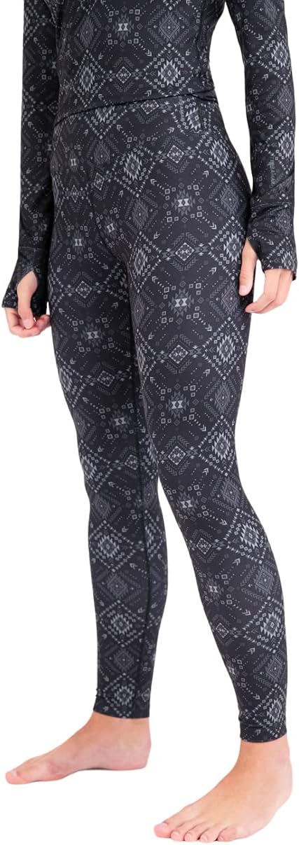 Terramar Women's Cloud Nine 4-way Stretch Brushed Tight