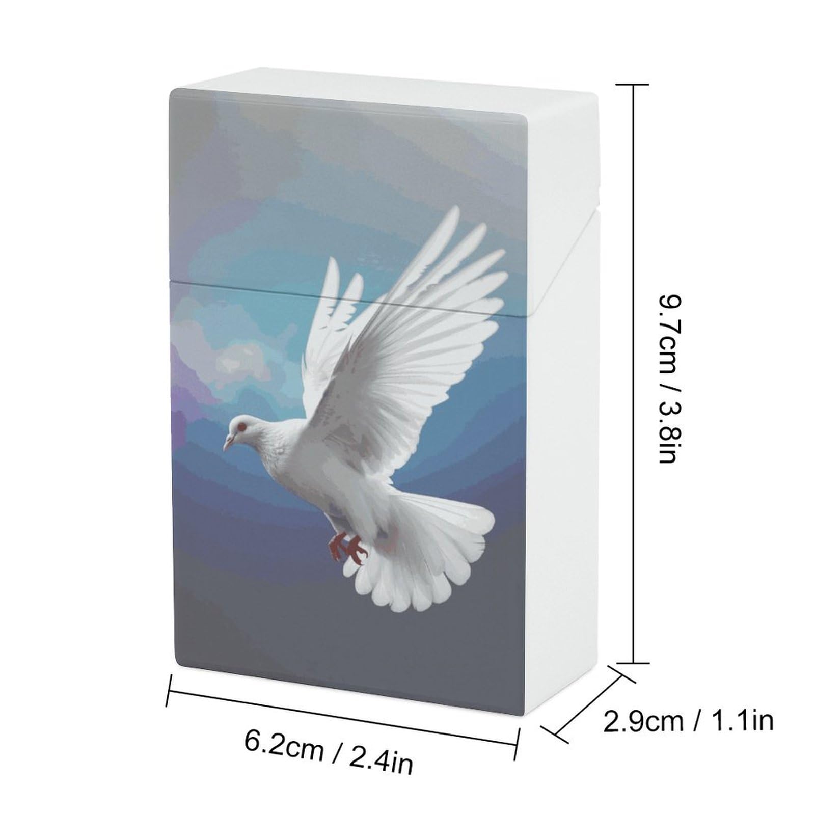 dove dove cigarette Peace Dove Cigarette Case Waterproof Plastic Cigarette Box Vintage Cigarette  Cases for Men Women Small Funny Cigarette Holder for Regular 85mm King Size  20 Capacity : Amazon.ie