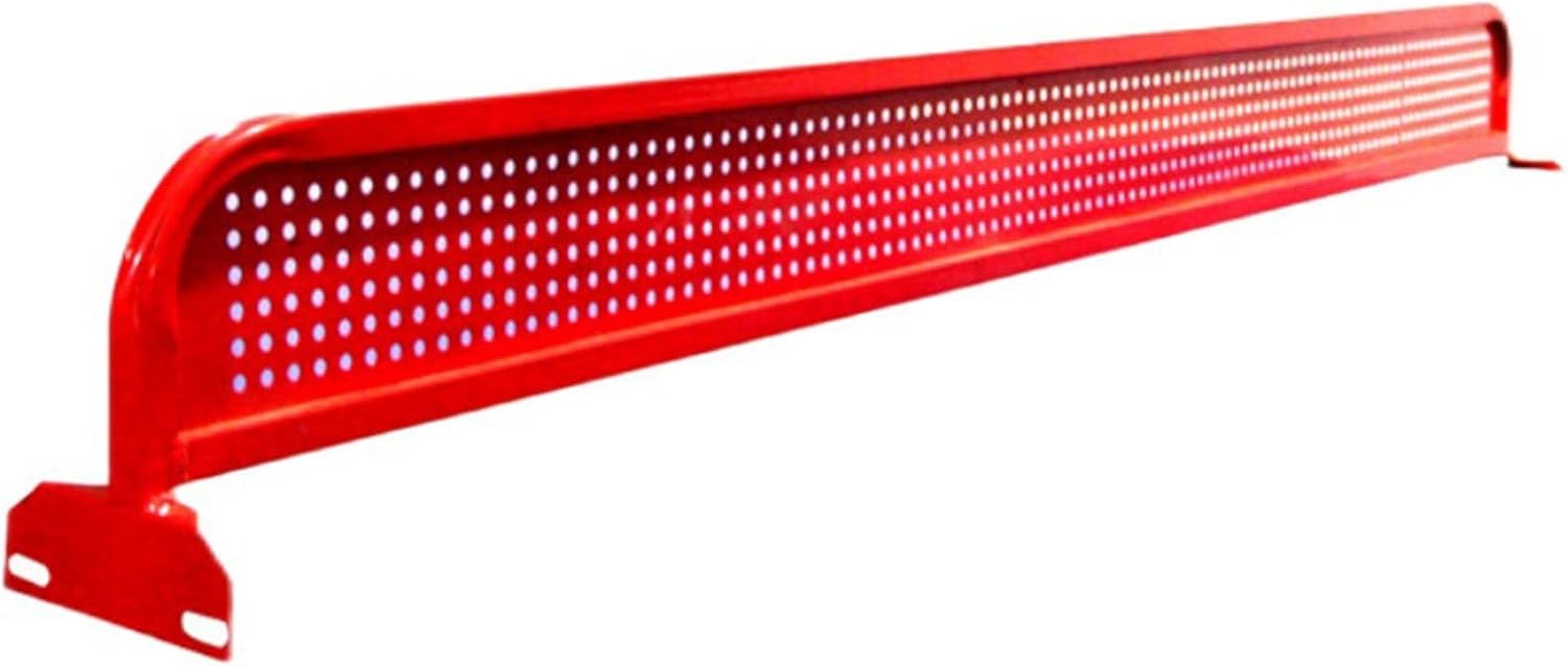 Table Tennis Net, Outdoor Table Tennis Red Metal Iron Grid, Pingpong Countertop Separator for Courtyard, Park