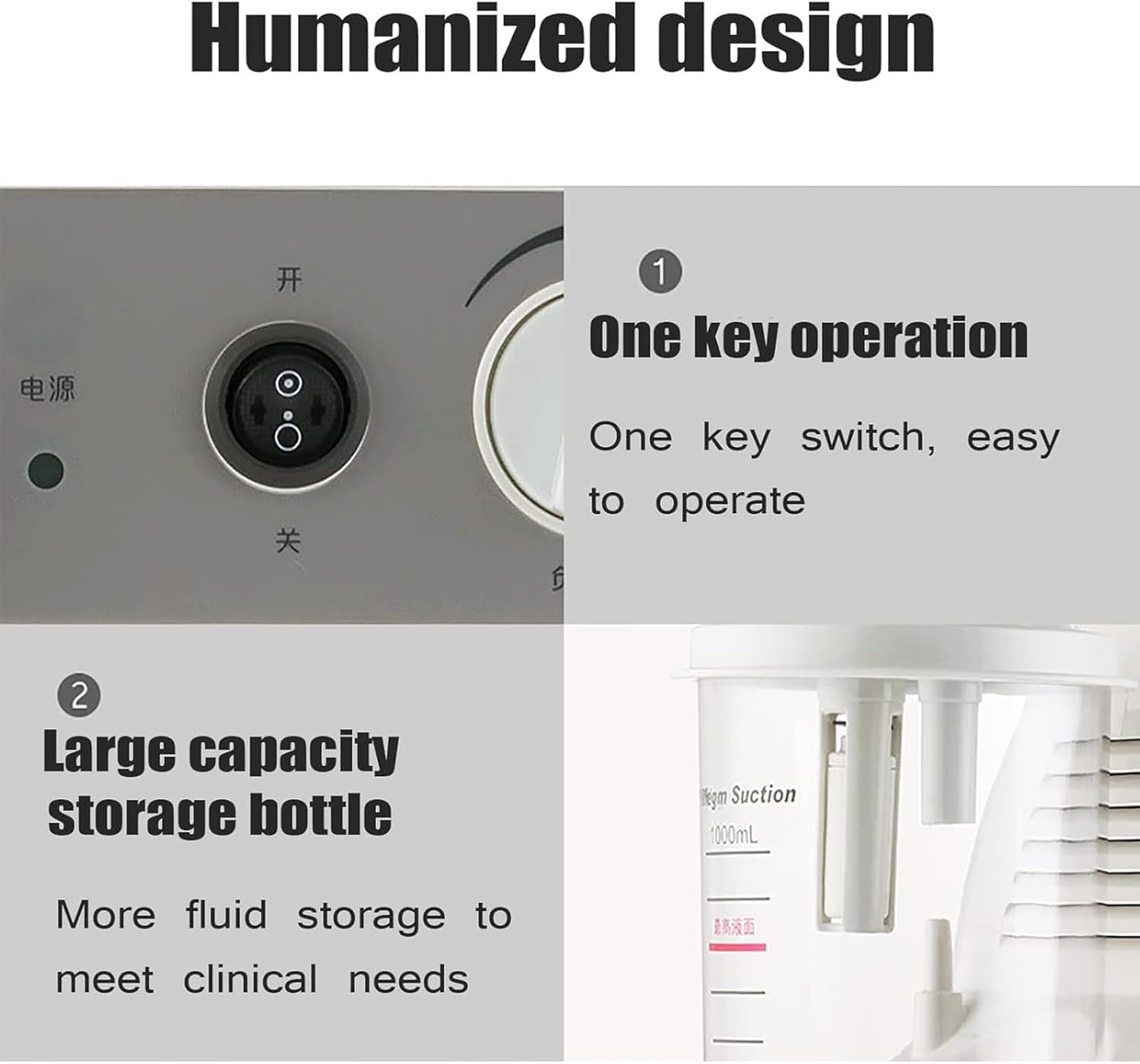 Máquina de succión eléctrica portátil para eliminar moco y flema, aspirador de esputo doméstico con mangueras desechables para adultos y niños