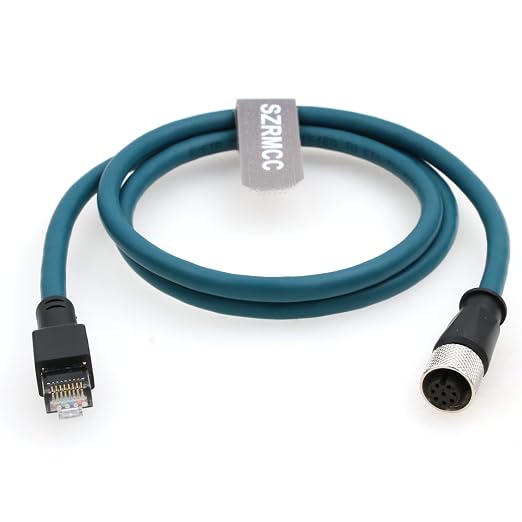 CableSensor Actuador M12 a RJ45 Cat6A Agua Waterproof 1m miniatura 2