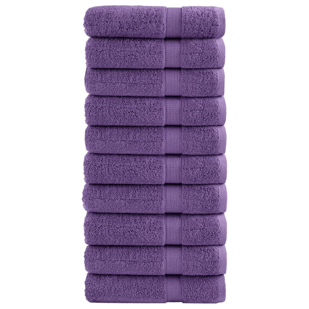 SOLUND - Toallas de ducha premium (10 unidades, 70 x 140 cm, 600 g/m², algodón, absorbentes, suaves, para baño, sauna, deportes, fitness, viajes, hoteles, invitados, aseo, cocina, 10 unidades