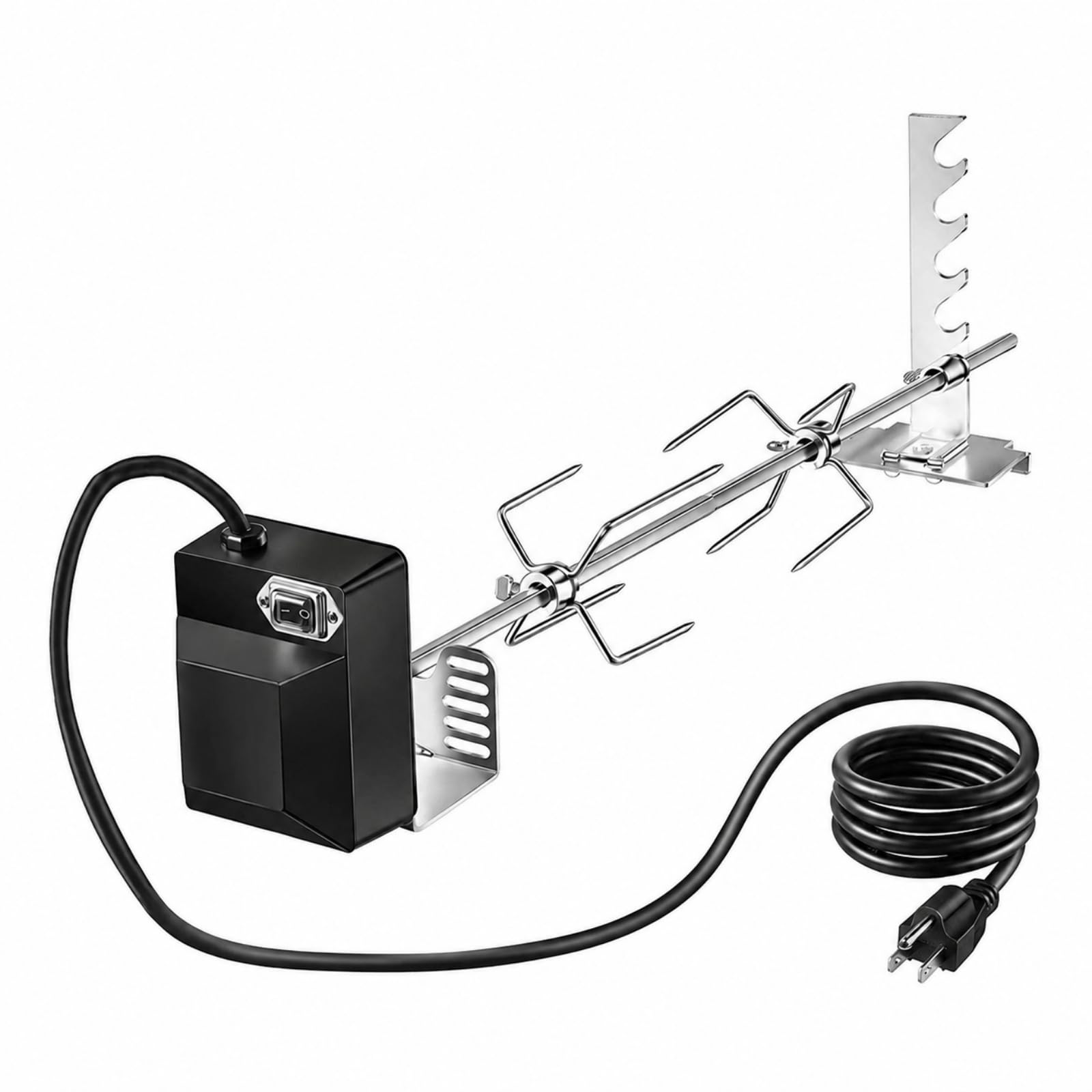 KESOTO Kit Has Giratorio Eléctrico Parrilla Motor Eléctrico Compacto para s, Jardín Trasero
