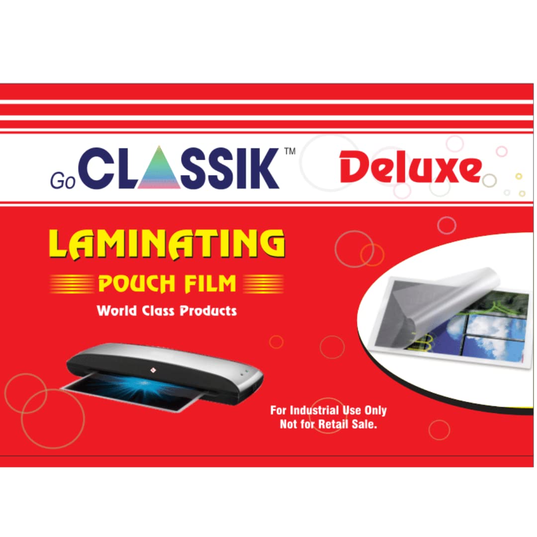 Plastic A4 Lamination Sheets 125 Micron Deluxe - Pack of 100 Pcs