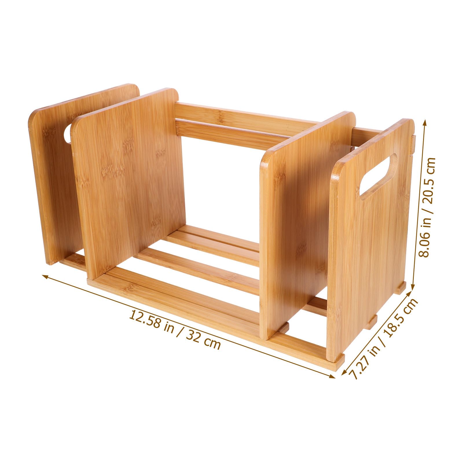 Organizador de Vinilos y Libros de Escritorio Ajustable 32-60 CM