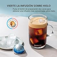 Vista 7 de Vertuo Next de Nespresso - Cafetera para café y espresso de De'Longhi, color blanco con espumador de leche Aeroccino