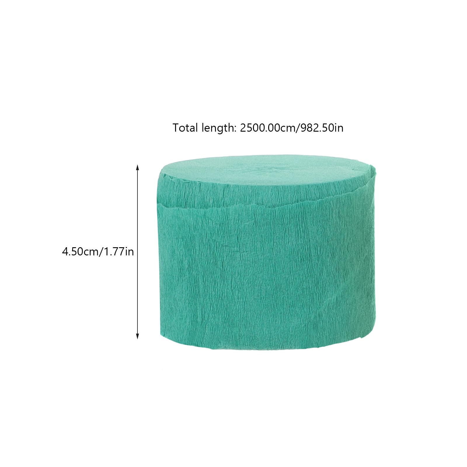 Toyvian 24 Rollos Serpentinas de Papel Crepé para Fiesta, 25m, Colores