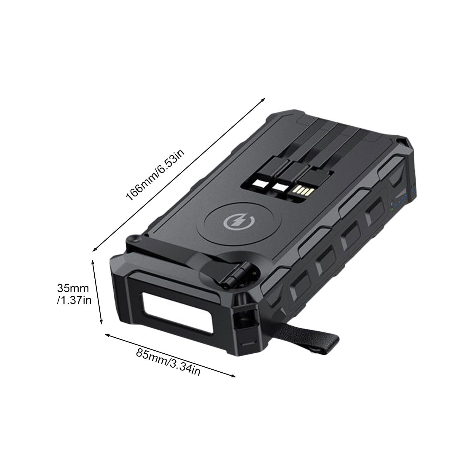 Cargador Solar Power Bank Batería Externa Solar Portátil Impermeable