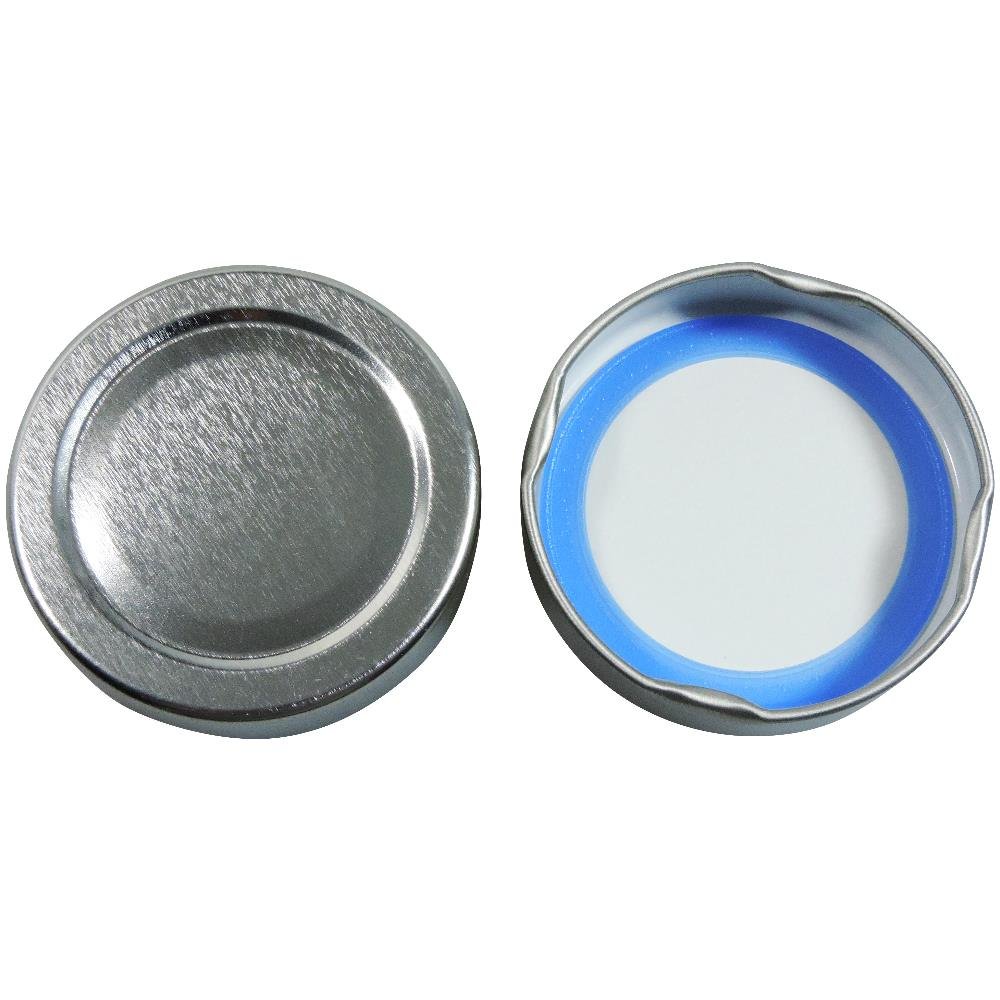 12 tarros de cristal de 400 ml con tapón de rosca, sin PVC, incluye embudo