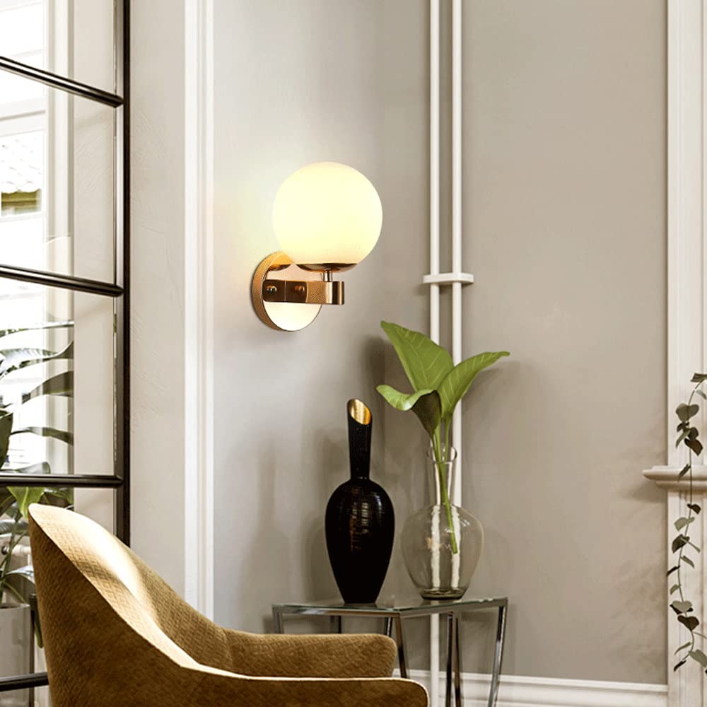 Lámpara de pared del cuerpo de la pared de la pared de la pared de la pared de una sola cabeza, accesorios de iluminación E27 de decoración interiores para la sala de estudio de la sala de estudio
